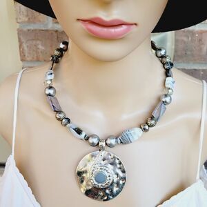 Erica Lyons Silver Tone necklace
